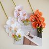 Wedding Decoration Artificial Flowers Artificial Orchid Stem Phalaenopsis Orchid