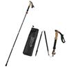 Super Light Carbon Fiber Trekking Poles Foldable 4-Sections Hiking Sticks Climbing Poles Collapsible Walking Sticks