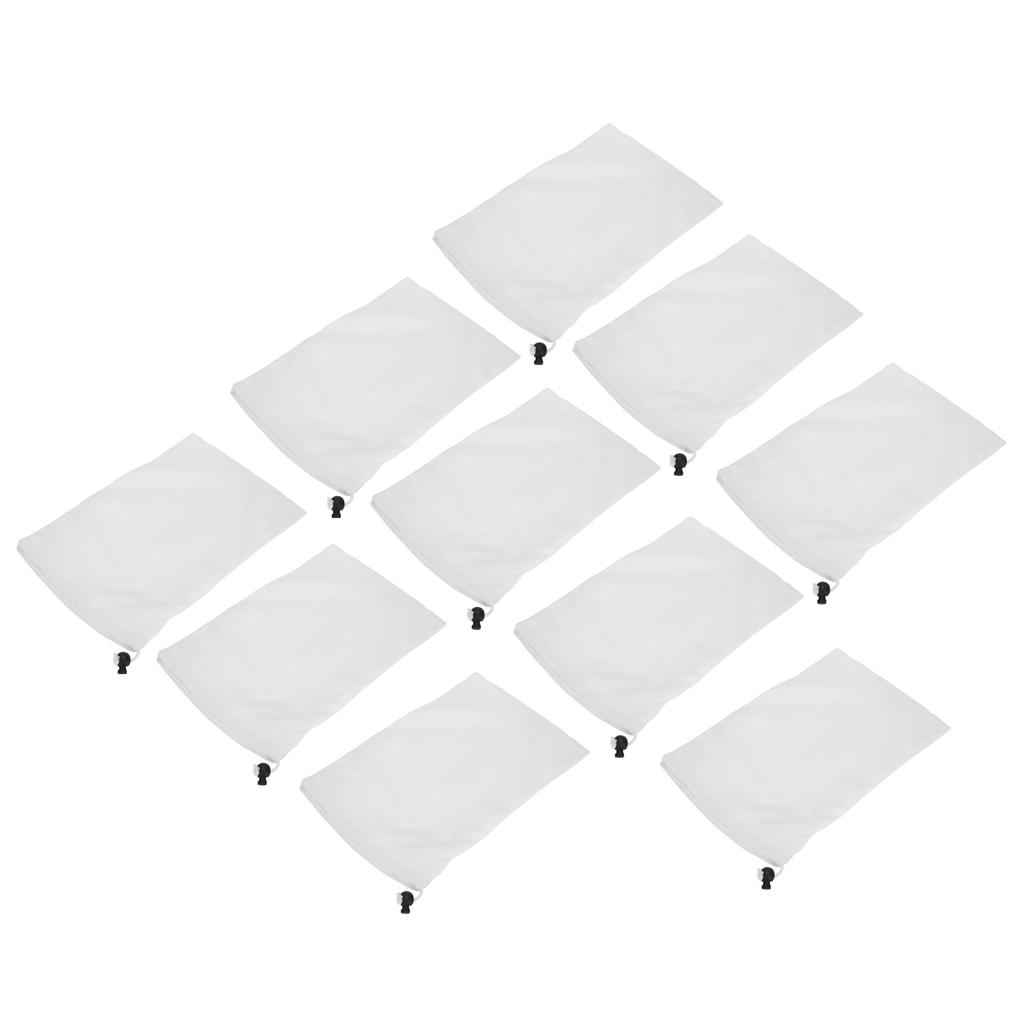 10Pcs Filter Bag Swimming Pool Skimmer Mesh Dust Strainer Bags Replacement Cleaning Tools