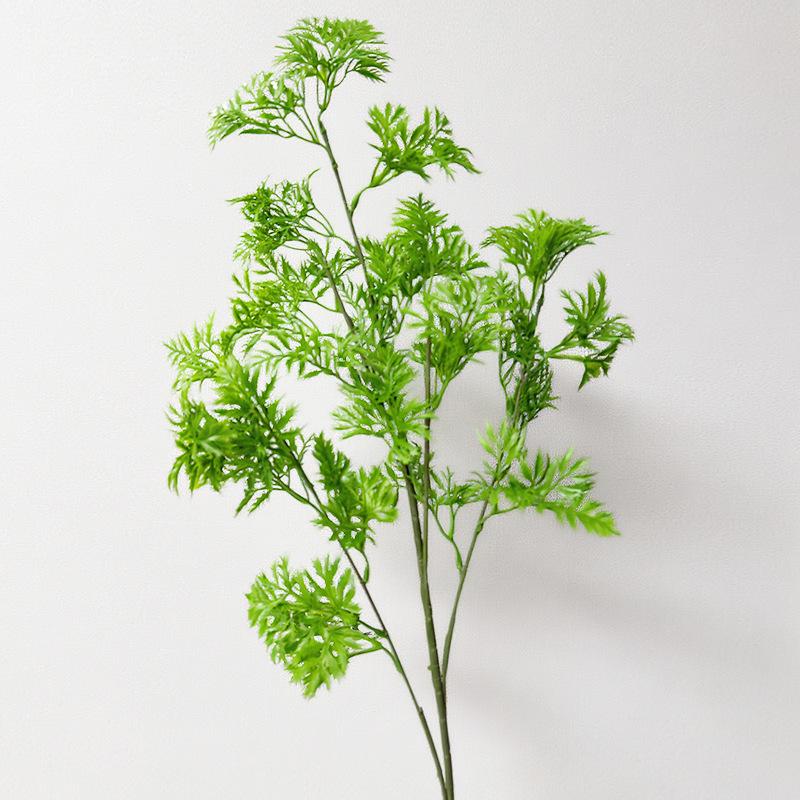 Realistic Fortune Tree Leaf Bunch - Artificial Green Plant Decoration for Indoor Landscaping and Photography Props