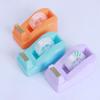 1PC Small Tape Base, Creative Scotch Tape Machine Tape Cutter Stationery Office Supplies