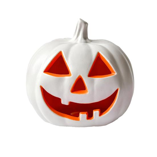 Halloween Pumpkin Lanterns LED Light Up Festive Jack-o-lantern Display Statue Halloween Party Home Decor