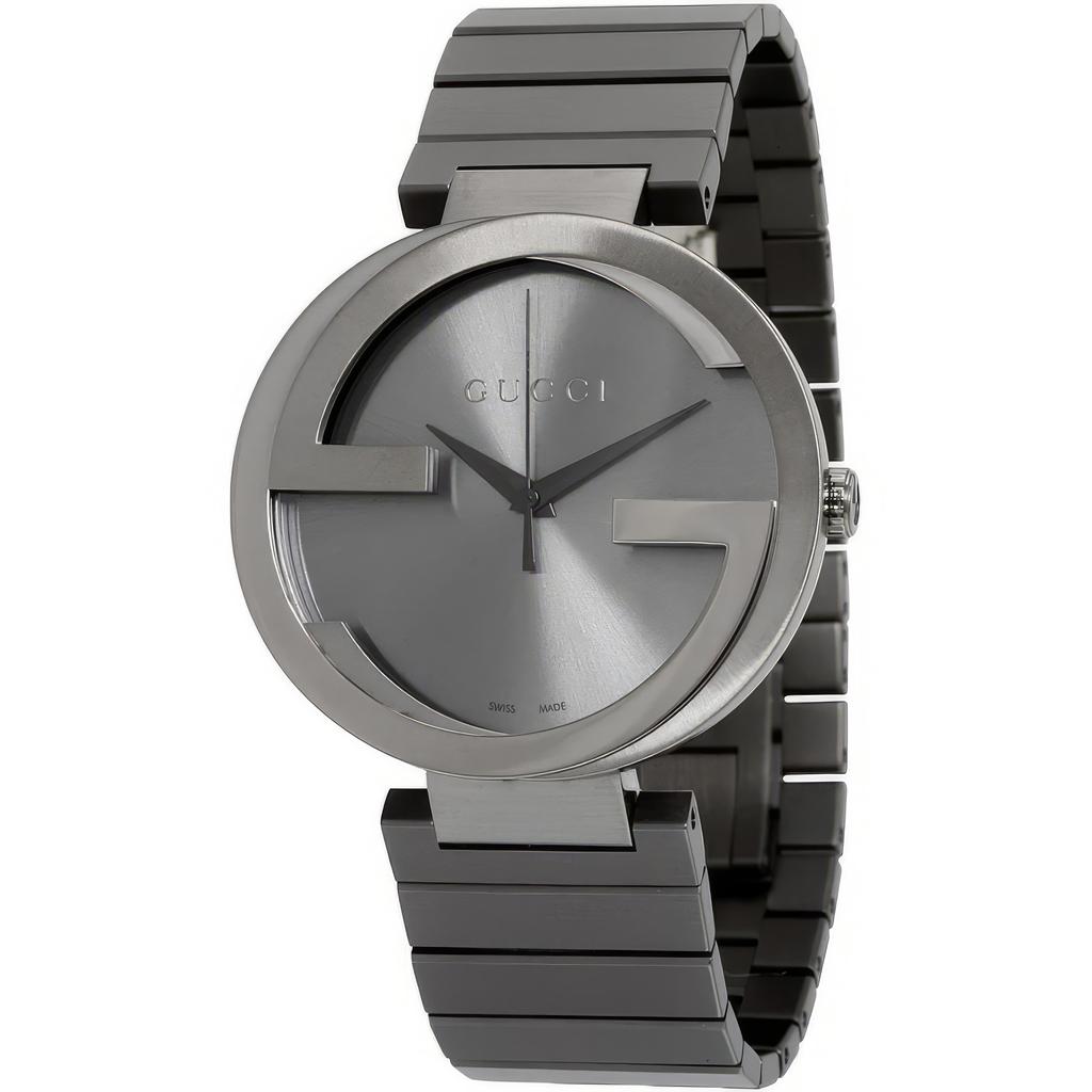 Gucci YA133210 Interlocking Grey Dial Men's Watch