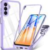 6 Colours Full Body 360 Degree Protection Drop-Proof Phone Case Cover for Samsung Galaxy A05 A05S A15 A25 A04S A14 A24 A34 A54 4G 5G S23 FE S24+ Plus