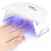 6 LED UV Manicure Lamp Professional Curing Lamp Portable Mini Gel Nail Lamp Home Use Nail Lamp Nail Art Tool Accessory with USB