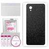 apgo Protective Skin Sticker for the Back Compatible with Alcatel 1, Wrap Film, Foil, Vinyl - Pattern Black Honeycomb