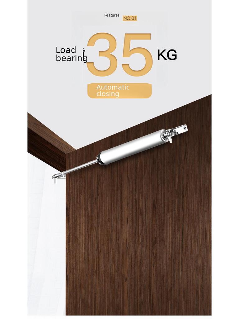 Automatic Silent Pneumatic Door Closer for Wooden Doors