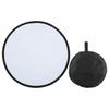Silver White 2 In1 Reflector Portable Round Photography Light Reflector for Live Lighting