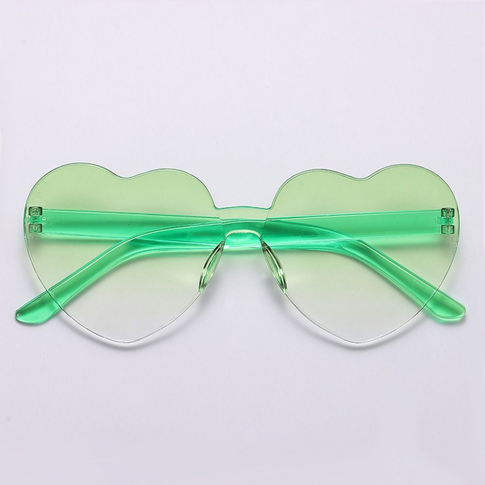 Adults Colorful Candy Color Party Sun Glasses Shades Heart Glasses Heart-shaped Sunglasses