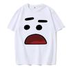 Men's Cartoon Printed Fun T-shirt Street Clothing Summer New Couple Fashion T-shirt Loose Casual Daily Oversized T-shirt