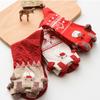 New Winter Warm Christmas Socks Deer Elk Xmas Gift Kawaii Xmas Socks for Women Girls Merry Christmas