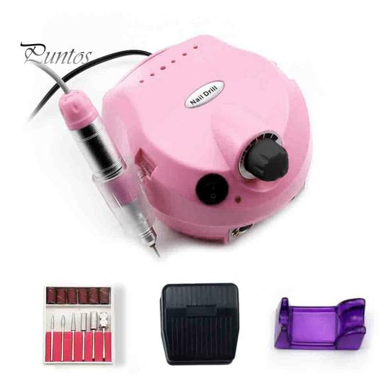 Electric Nail Polishing Machine High Speed Nail Polisher with 6 Grinding Heads for Versatile Nail Care