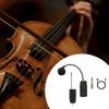 Violin Mic Instrument Condenser Clip Portable Wire Less Instruments for Personal Exercises