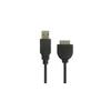 USB Cable - Connectors - PSP GO - Black - Charging - Data Transfer