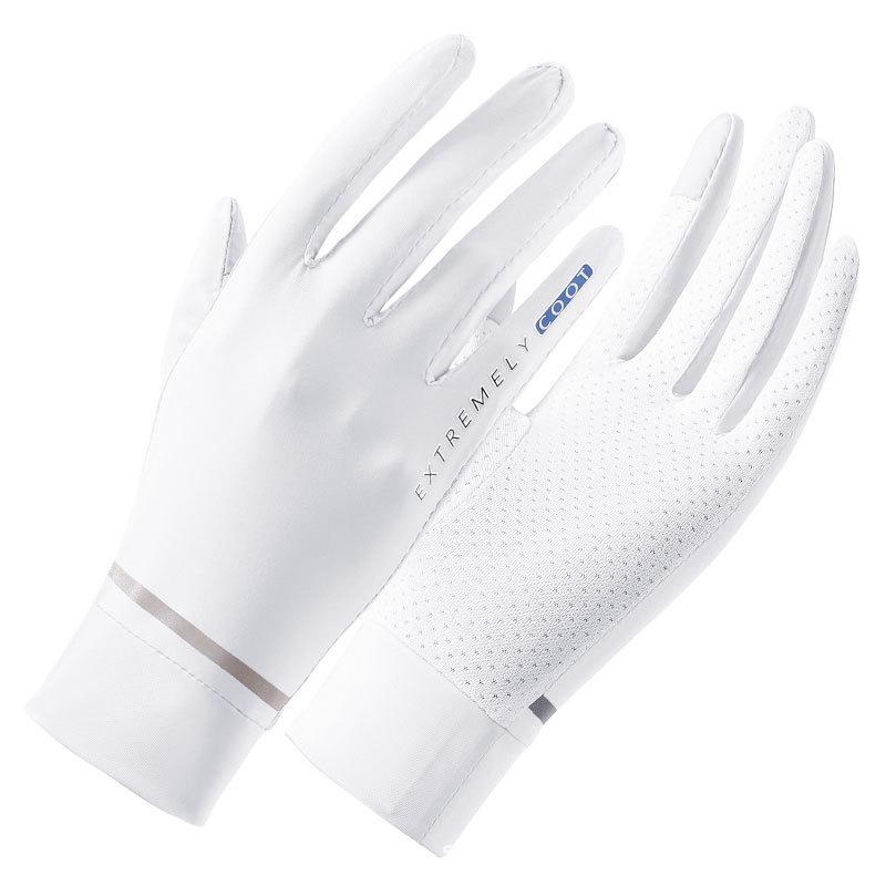 Summer New Women's Light and Icy Breathable Sunscreen Gloves, Riding, Driving, Outdoor Sports Can Be Thin