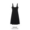 2025 Spring Women's European & American Style Sleeveless Midi Dress