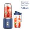 Portable Mixer with 6 Blades Juicer Cup Set  Rechargeable Car Outdoor Small Home Blender Fully Automatic Smoothie Blender Orange Fruit Juicer Travel