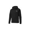 Evostripe Logo Zip-Up Hoodie Jacket Men Outerwear Black 582725-01