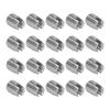 20PCS Self Tapping Insert Stainless Steel Slotted Wire Thread Repair Insert with M5x0.8 Female