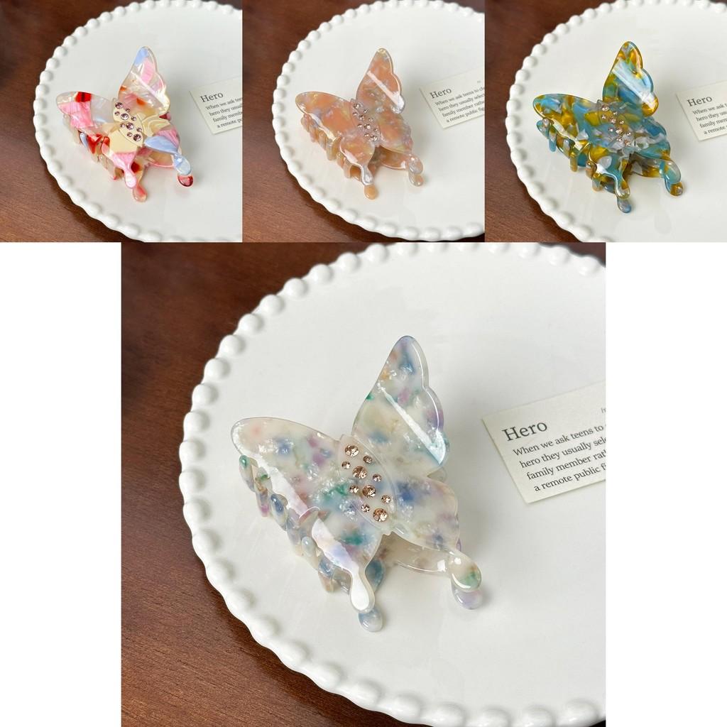 Fashionable And Stylish Rhinestone Butterfly Hair Clip Perfect For Everyday Use