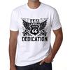 Men’s Vintage Tee Shirt Graphic T Shirt Feel The DEDICATION White