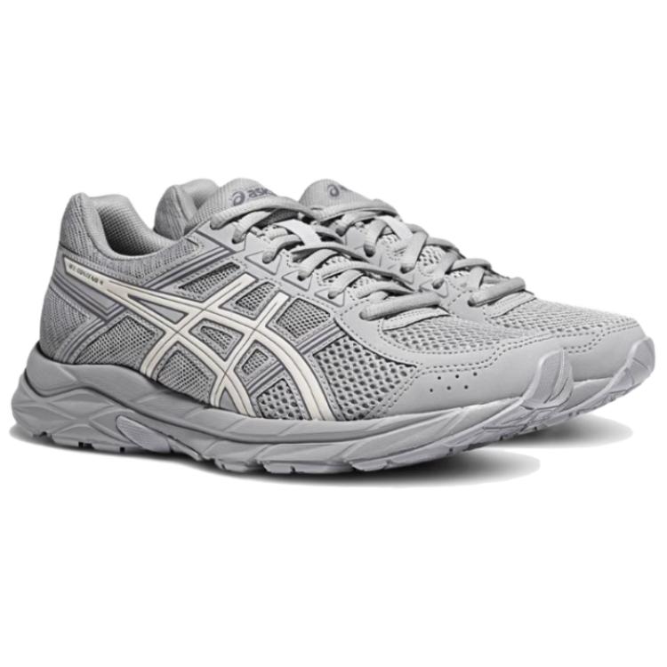 Asics Gel-Contend 4 Comfortable Versatile Low-Top Running Shoes Women Sneaker Gray T8D9Q-024