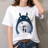 Plus Size Tops Women 'S T -Shirt Fashion Funny Totoro Print T Shirt Summer Harajuku Streetwear O -Neck Short Sleeve Tshirt Clothing