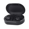 Bluetooth Earphone Waterproof Stereo Noise Cancelling Wireless Earbuds with Mic Earhook for Driving Sports Travel Black