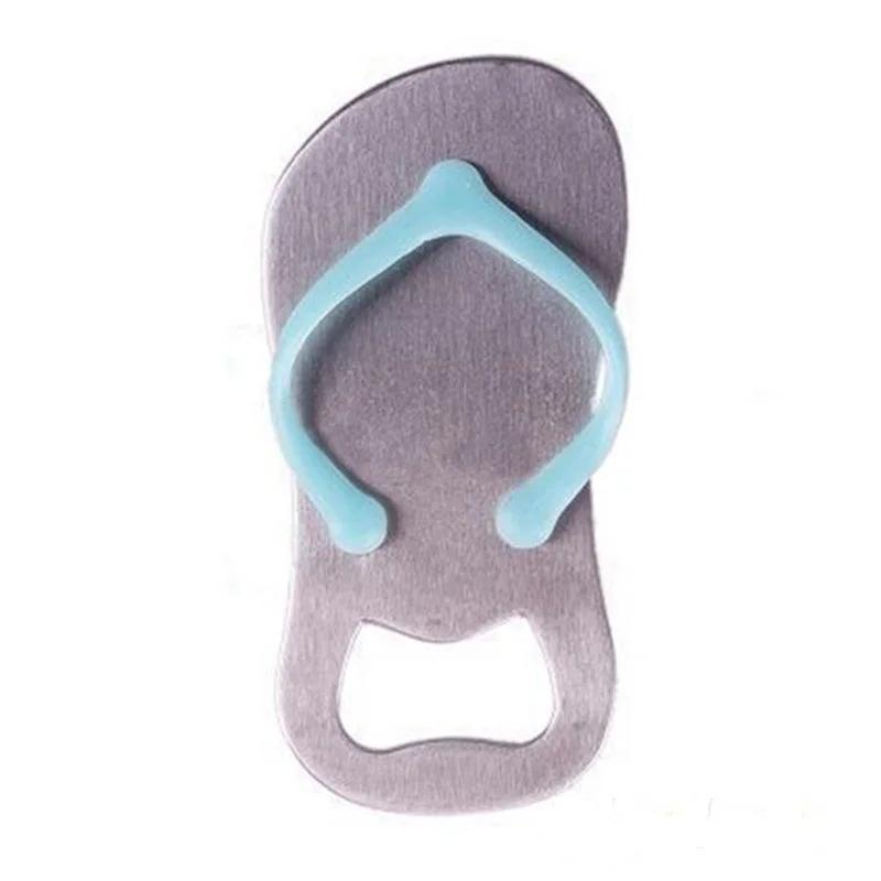 Silver Metal Stainless Steel Flip-flop Shoe Corkscrew Bottle Beer Openers For Wedding Party Birthday Favor Gift