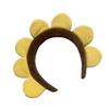 Plush Sunflower Hairhoop for Adult Teens Theme Party 3D Flower Headwear Women Face Washing Hairband Music Festival Props