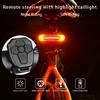 Bicycle Lights Taillight Wireless Remote Control Led Turn Signal Usb Charging Mountain Bike Tail Light Warning Light