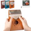 17-keys Mahogany Kalimba Finger Thumb Piano Mbira Garland Style Thumb Piano