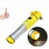 Multifunctional Safety Hammer: 4-in-1 Car Escape Tool with Glass Breaker & Flashlight