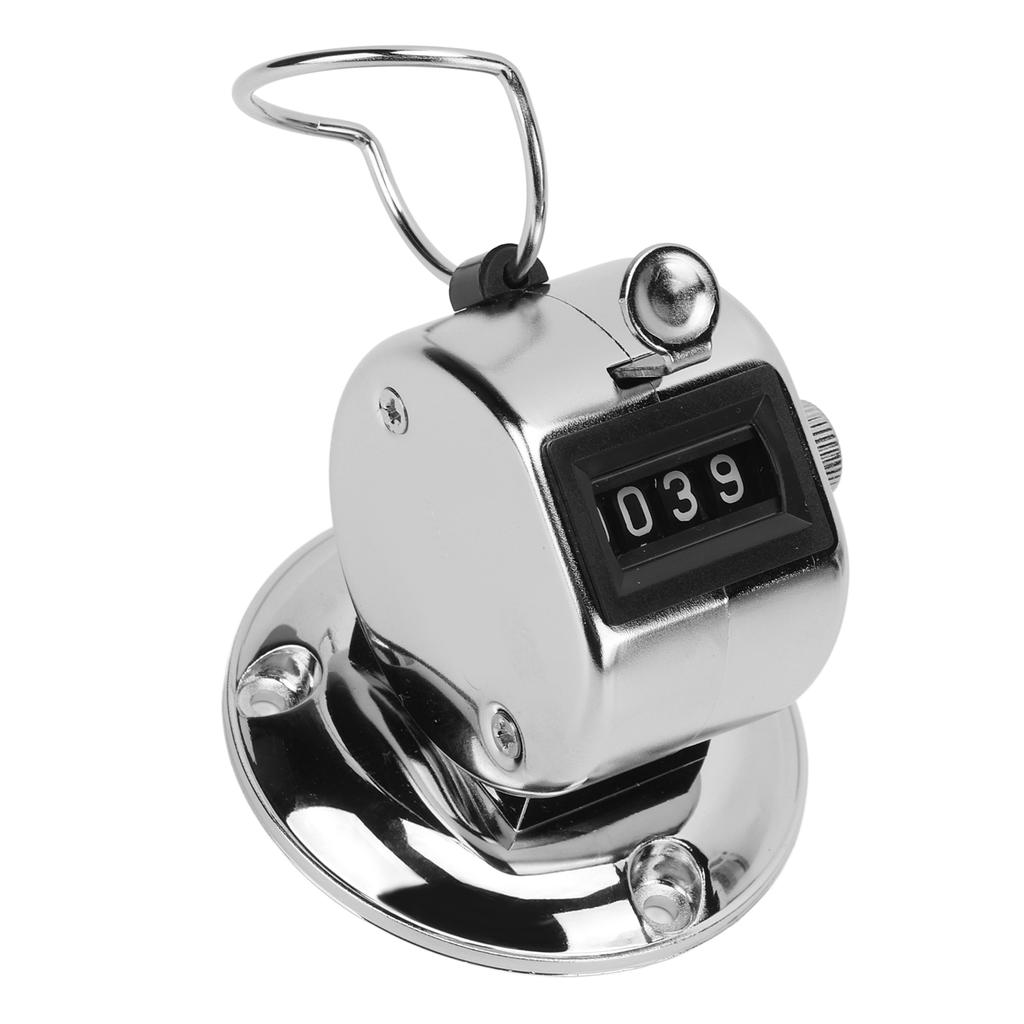 Clicker Counter 4 Digit Clear Lettering Accurate Hand Counters Clickers with Metal for Row Peo