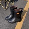 Men New Design Rain Boots PVC Anti-slip Lightweight Waterproof Water Shoes for Outdoor Use