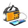 8000mah Emergency Radio Portable Power Bank With Solar Charge Hand Crank Battery Powered Sos Alarm