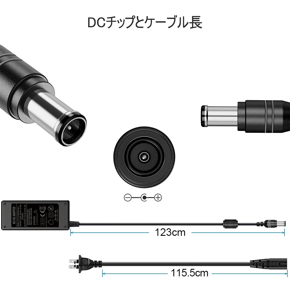Punasi AC Adapter for Sony Bravia TV AC Power Cable Power Cord Compatible with Sony SONY Replacement AC Adapter W600B 19.5V 4.7A KDL-32 KDL-40 Etc.