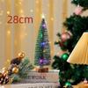 New Illuminated White Cedar Christmas Tree PVC Christmas Tree Table Christmas Tree Ornament Gift