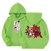 Child Fashion Lightweight Long Sleeve Pullover With Pockets  Print Hoodie
