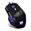 FineGood Gaming Mouse, ZELOTES 7-Button 5500 DPI Adjustable USB Wired Gaming Mouse with LED Light, Compatible with Windows, iOS, and Mac Systems