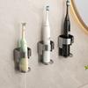 Electric Toothbrush Holder Rack Saves Space Seamless Bathroom Self-Adhesive Wall-Mounted Toothbrush Storage Base