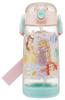 Skater Water Bottle with Straw Clear Bottle 480ml Silicone Disney Princess 25 Girls PDSH5 Children's