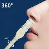 Safety 360 Nose Hair Knife Trimmer Unisex Portable Double Head Nose Hair Manual Trimmer Hair Ear Spoon Cleaning Tools 1pc