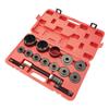 KIKAIYA Front Hub Bearing Puller Installer 19pcs Car Tool Automotive Maintenance Case Included Press-in/Extraction HBP-1