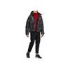 Adidas DFB Down Jacket With Hood And Zipper Men Outerwear Black Grey HF4066
