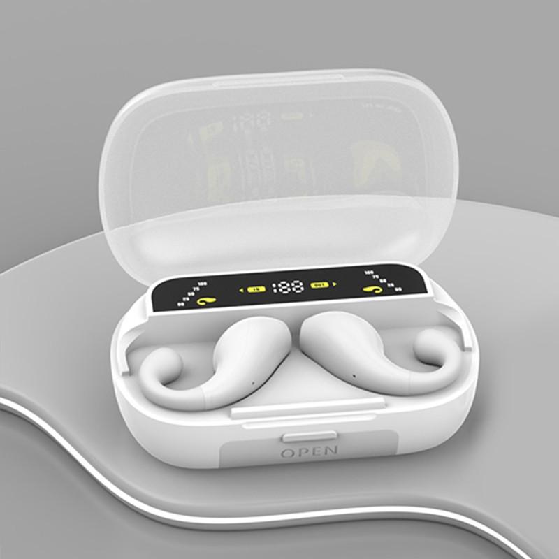 OWS Bluetooth 5,3 Спортивная гарнитура с зажимом для наушников Безболезненное ношение наушников Стереозвук Музыка Беспроводные наушники