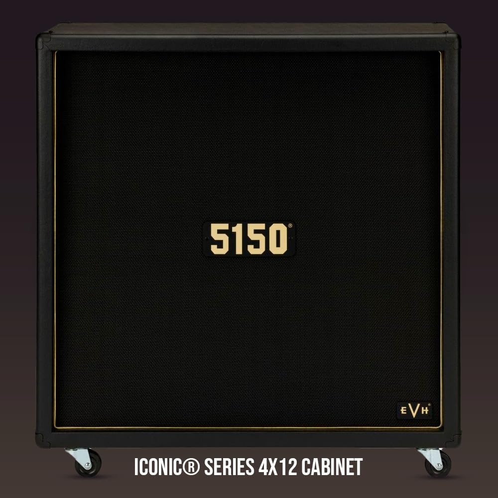 EVH 5150 Iconic Series EL34 4X12 Cabinet Guitar Amplifier Cabinet /