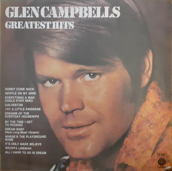 LP Record GLEN CAMPBELL - Glen Campbell's Greatest Hits ST21885 Capitol Records 1971 UK Rock Used