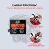 Kebidumei Tachometer Hour Meter Digital Display for Chainsaw Lawnmover Motorcycle Digital Board Hour Counter Battery Replaceable