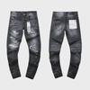 Purple Brand High Street Black Distressed Jeans